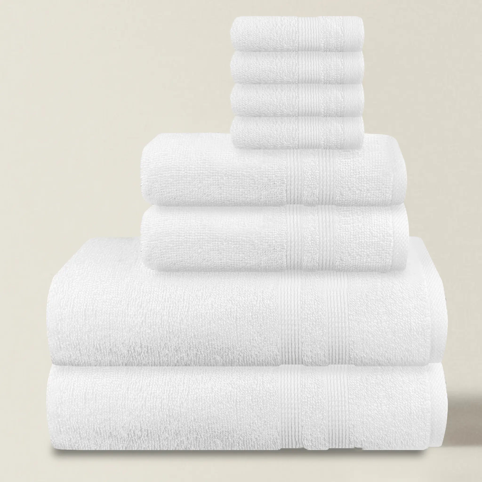 8 Pack Bath Towel Set