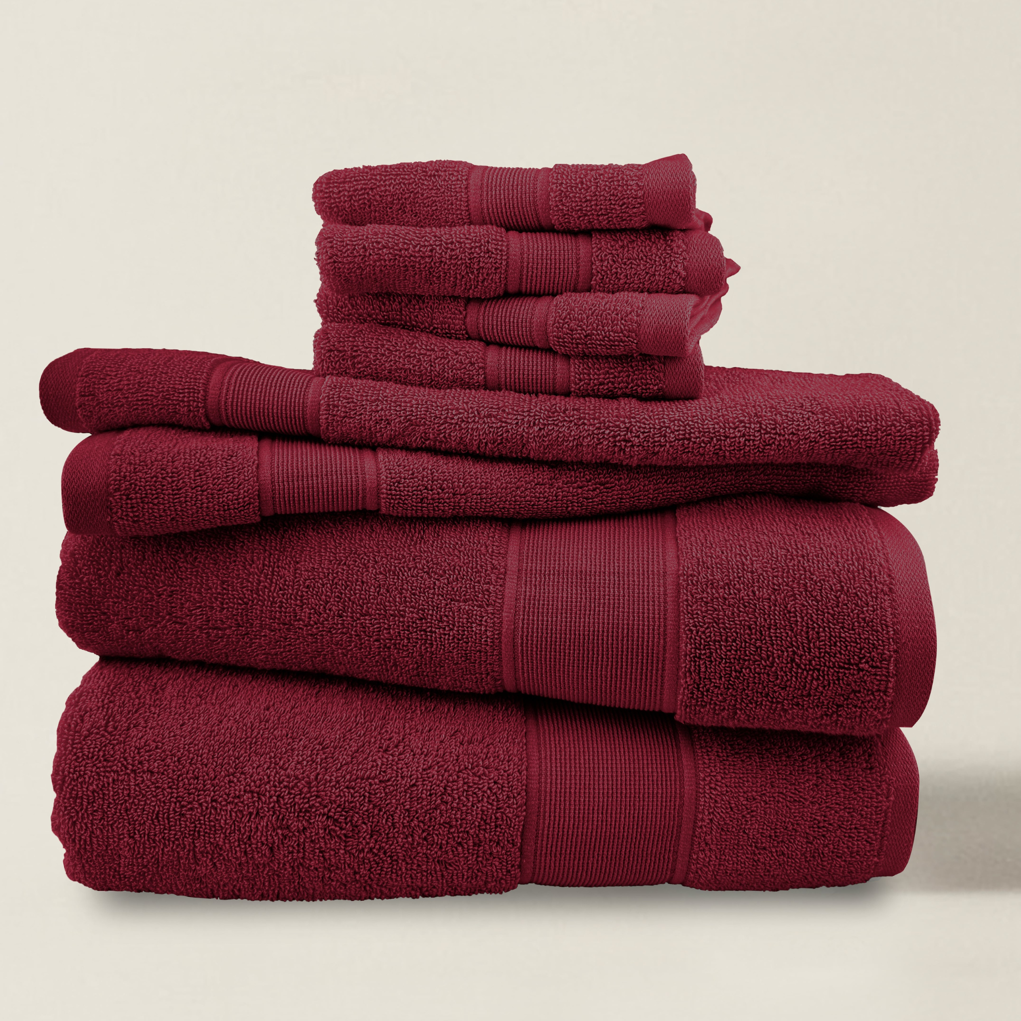 8-Pack Luxury Bath Towel Set