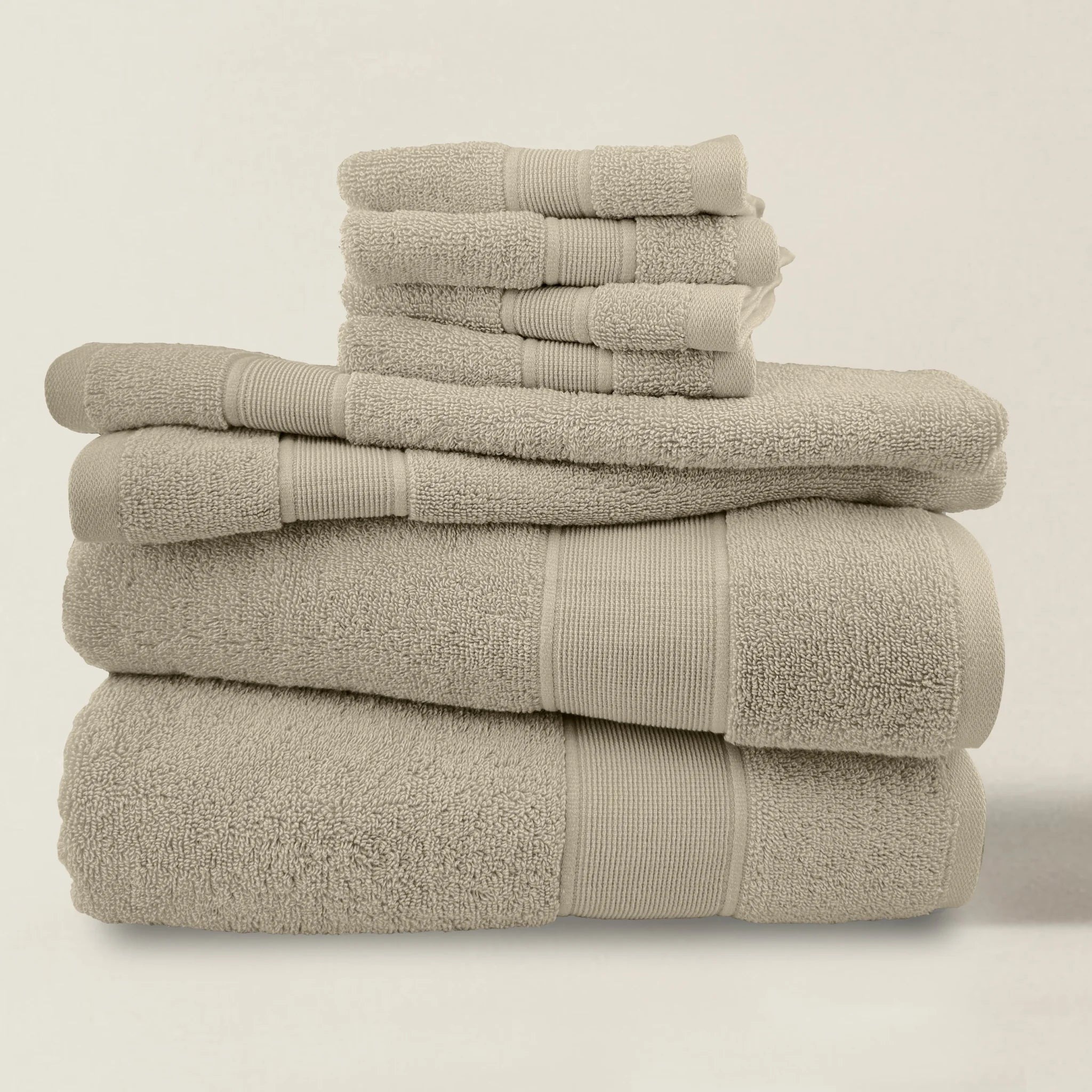 8 PACK BATH TOWEL SET Cottonburg
