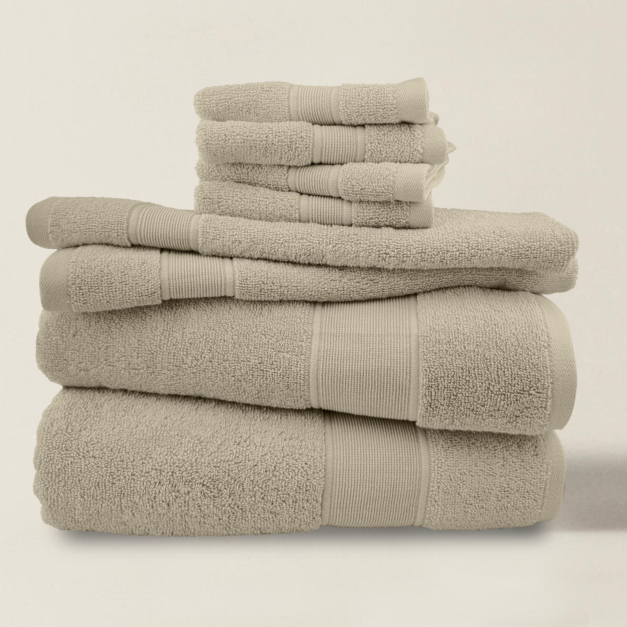 8-Pack Luxury Bath Towel Set