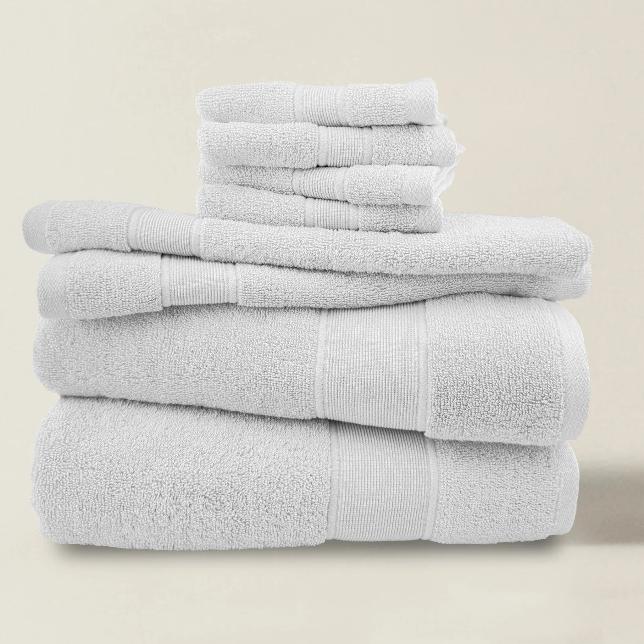 8-Pack Luxury Bath Towel Set