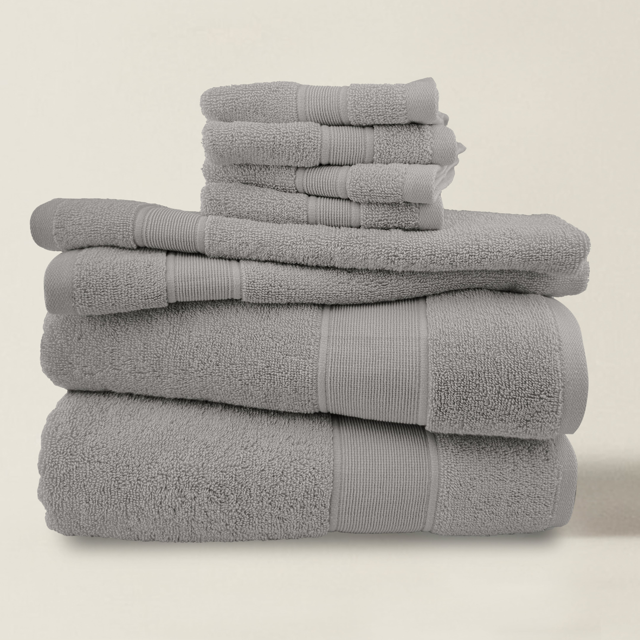 8-Pack Luxury Bath Towel Set