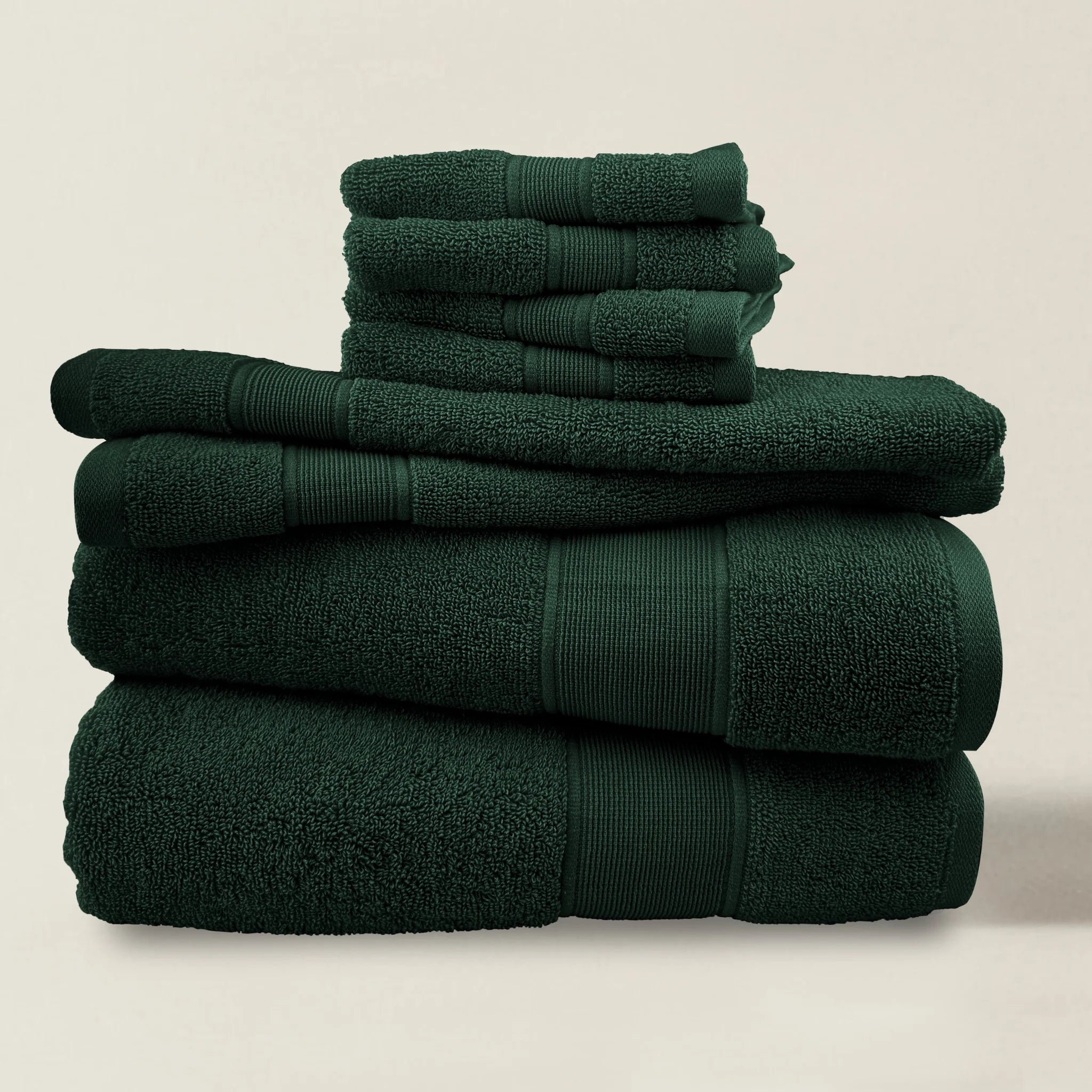 8 Pack Luxury Bath Towel Set Cottonburg