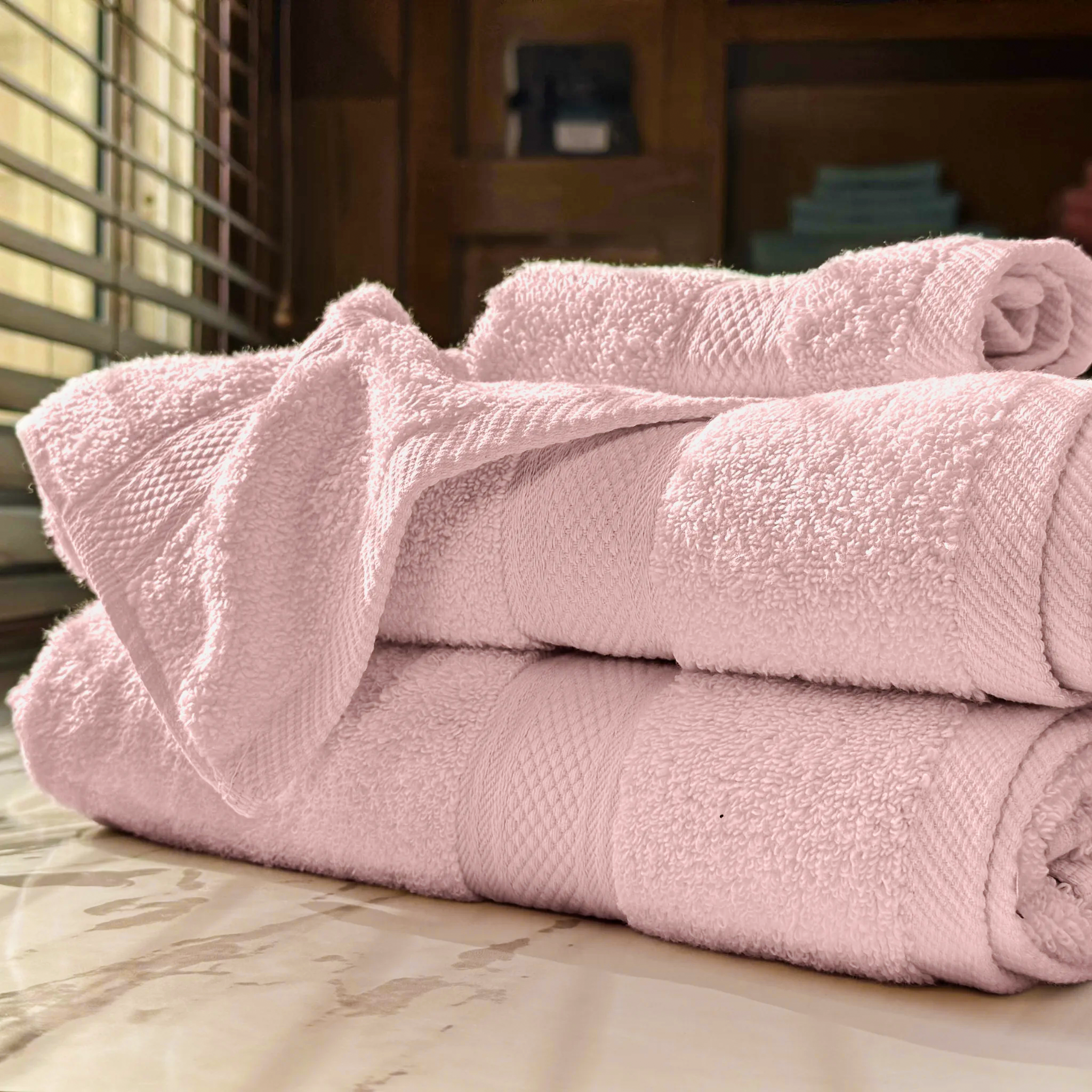 6 Pack Zero Twist Bath Towel Set